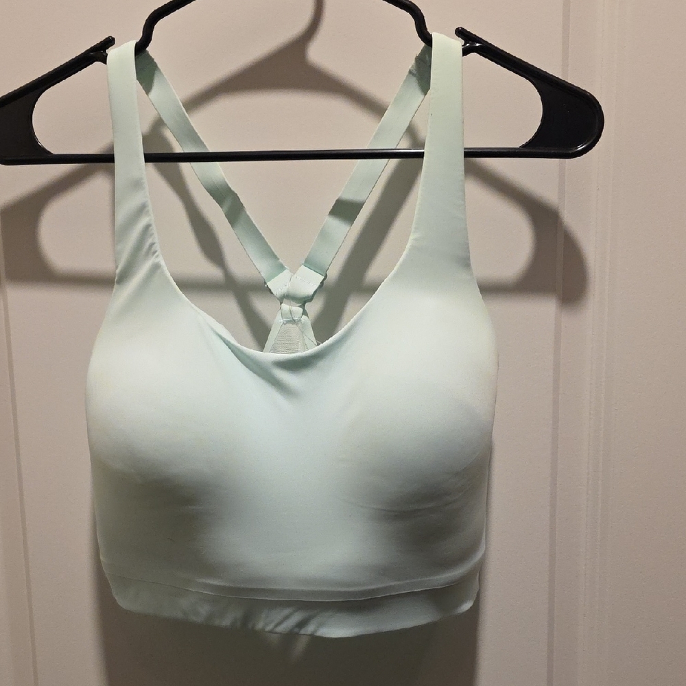Athleta Light Green Sports Bra